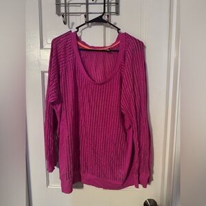 Active USA Pink Women's Jersey Top